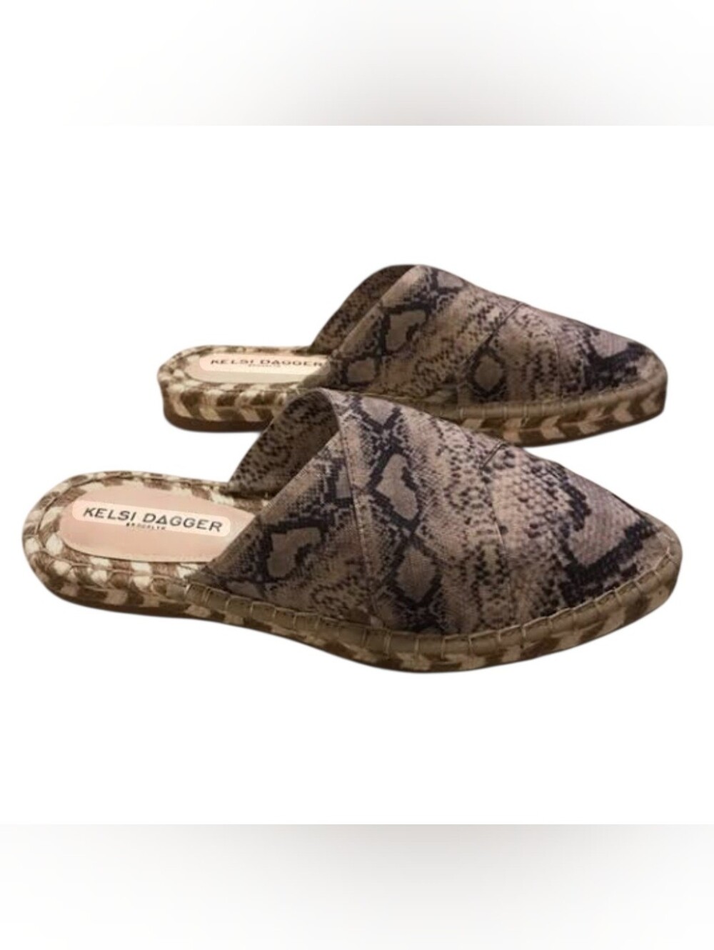 Snakeskin Espadrille Mules Coastal Chic Quiet Luxury
